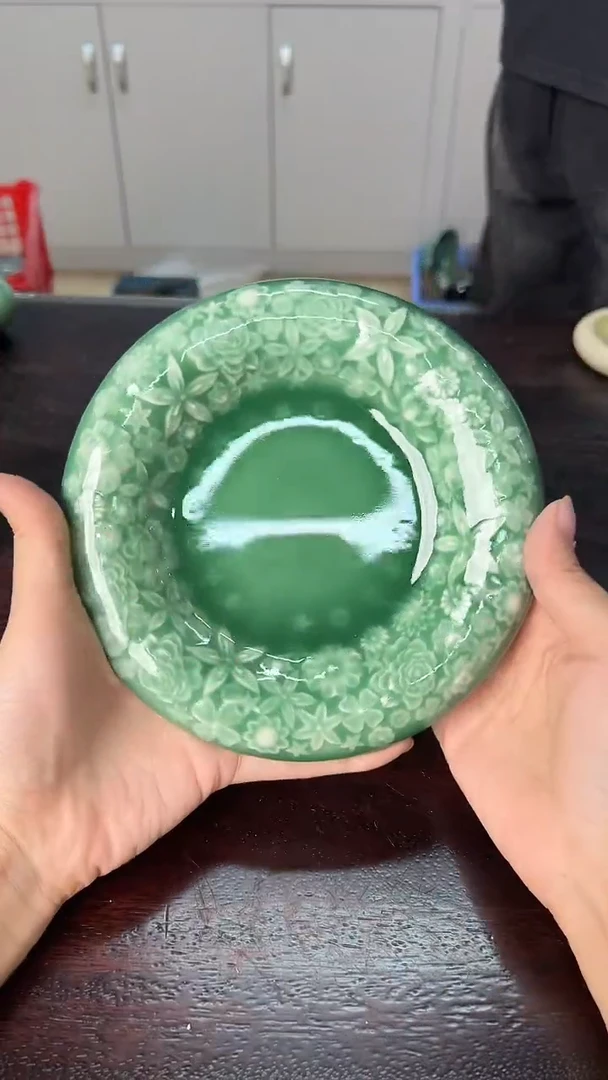 龙泉云间青瓷小米茶器