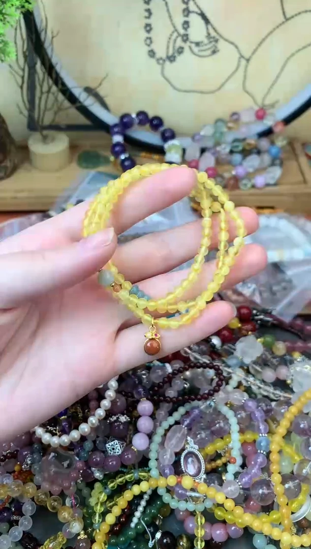 【闪购商品】蜜蜡手链未镶嵌220手串