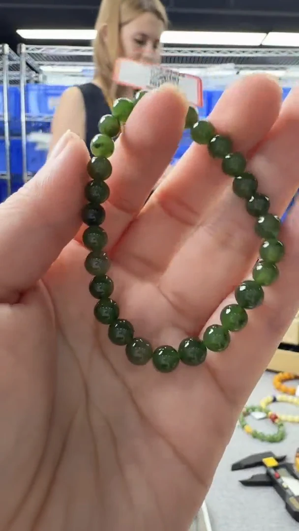 手链未镶嵌和田玉108秒拍号假一罚十
