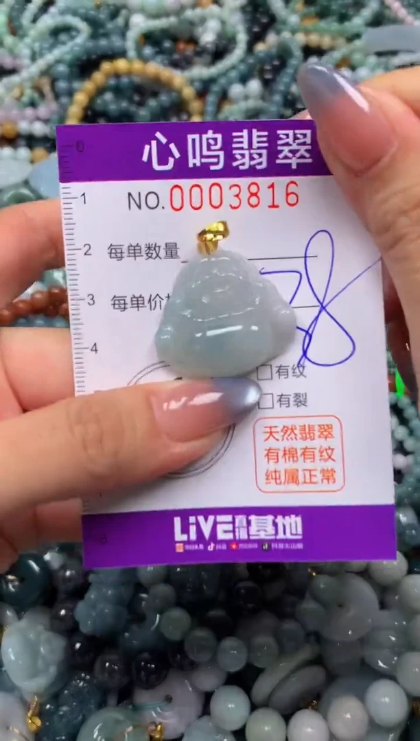 颈饰未镶嵌翡翠闪购003816