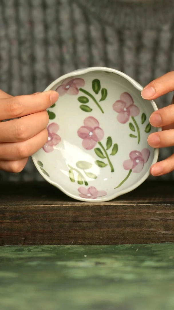 瓷器青诗集手工手绘瓷器