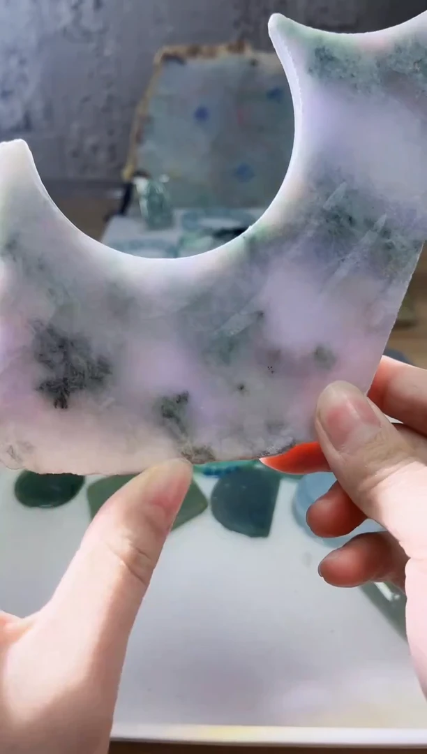 裸石翡翠天然翡翠A货石 南 844