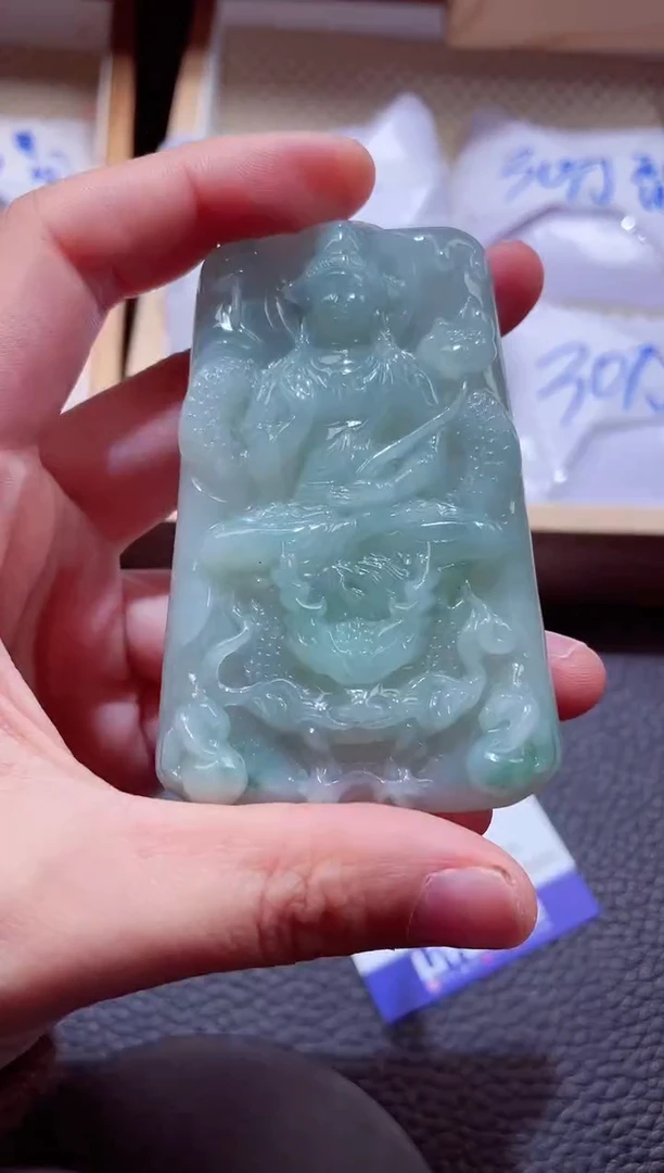 颈饰未镶嵌翡翠00005765御龙观音