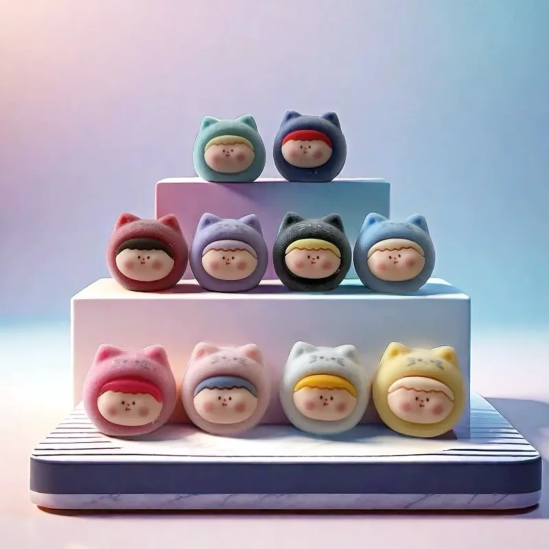 【排火车】植绒款莉莉丝猫头小号树脂diy摆件