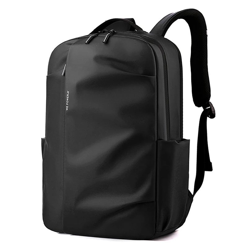 男士时尚轻便大容量双肩包男高级感休闲大学生书包防水电脑背包潮