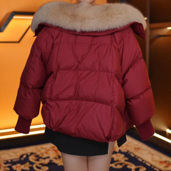 新年战袍！2025年新年限定色大毛领外套6999-洋阳