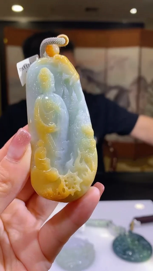 定制翡翠未镶嵌38/0707/W/观音