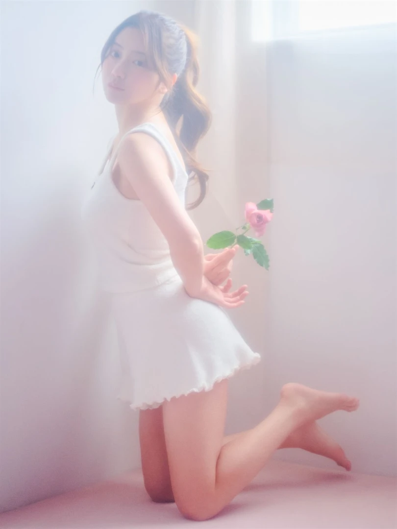 【FaFa】日系品牌 R 可爱甜美 带胸垫 针织家居服两件套套装 F1020