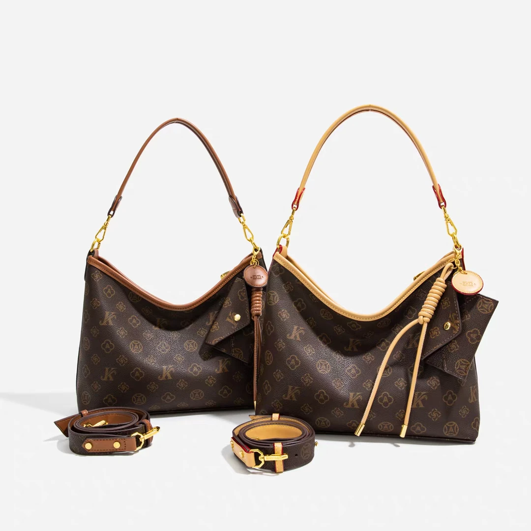 MONICAKIKI/莫妮卡奇奇8192老花通勤托特包高级感单肩斜挎包