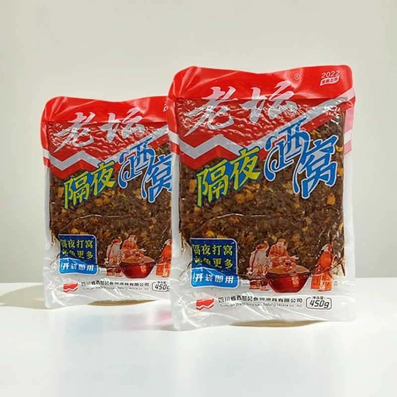 西部风鱼饵 老坛隔夜酒窝450克黑坑湖库野钓鲫鱼鲤鱼草鱼窝料垂钓