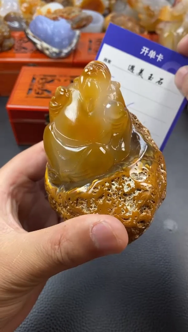 玛瑙/玉髓1未镶嵌手把