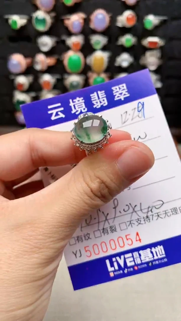 未镶嵌戒指翡翠0054