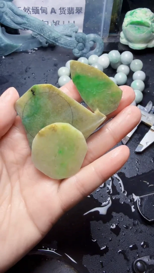 未镶嵌挂件翡翠天然翡翠106