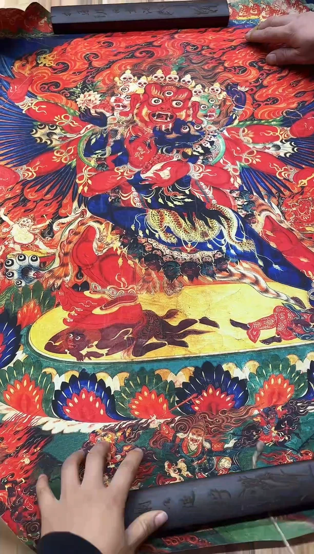 卷轴画精品挂饰 唐卡tk16312