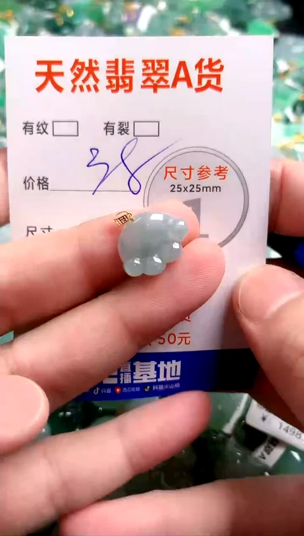 翡翠18K金镶嵌颈饰13003304