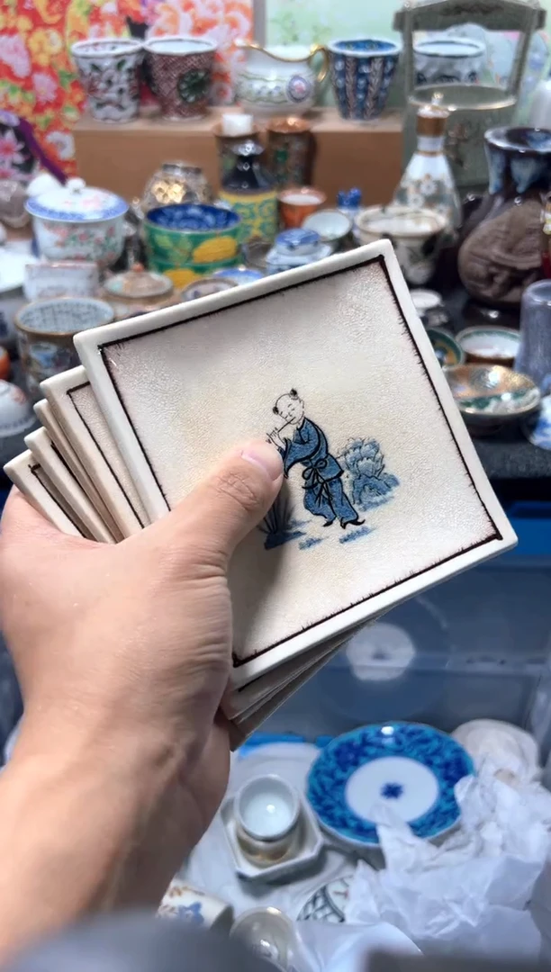 瓷片林**藏夏目海外回流瓷器中古品。5zhi