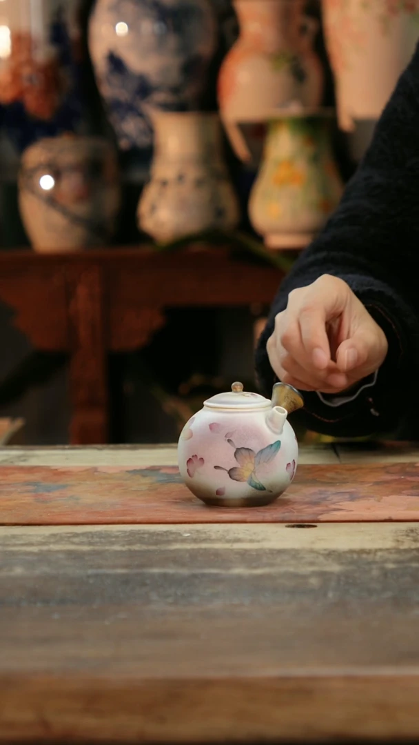 【闪购商品】瓷片景德镇纯手工釉下彩精品花瓶