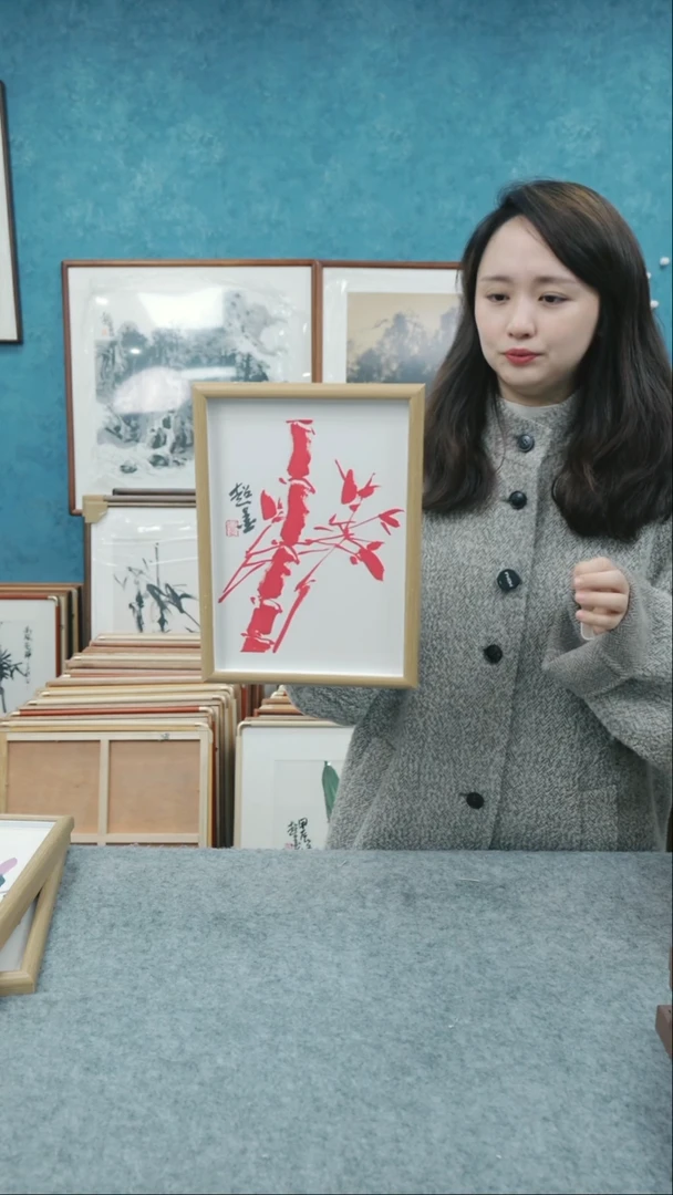 【闪购商品】国画10寸本土老师木质摆台