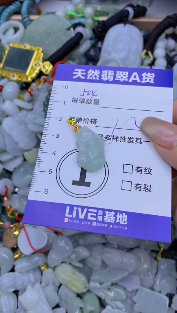 颈饰未镶嵌翡翠天然翡翠A货批量多样性发一件