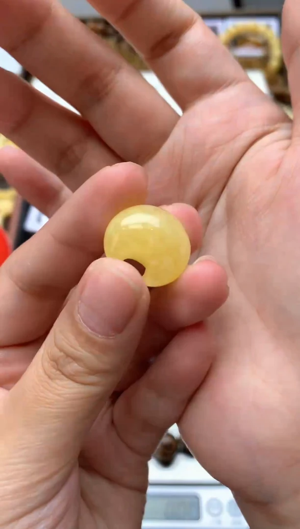 【闪购商品】琥珀珠宝奇石未镶嵌004琥珀蜜蜡花粉