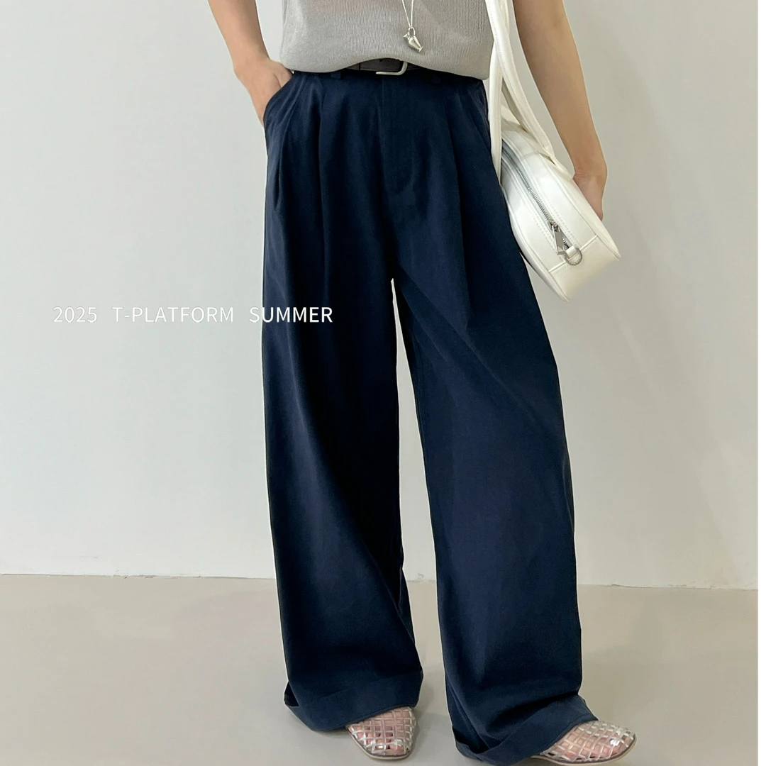 十三行T台-夏季福秒宽松版型净版休闲裤#15376