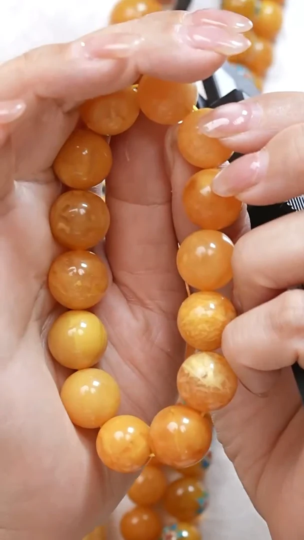 蜜蜡颈饰未镶嵌7544天然蜜蜡珠宝奇石全部保真