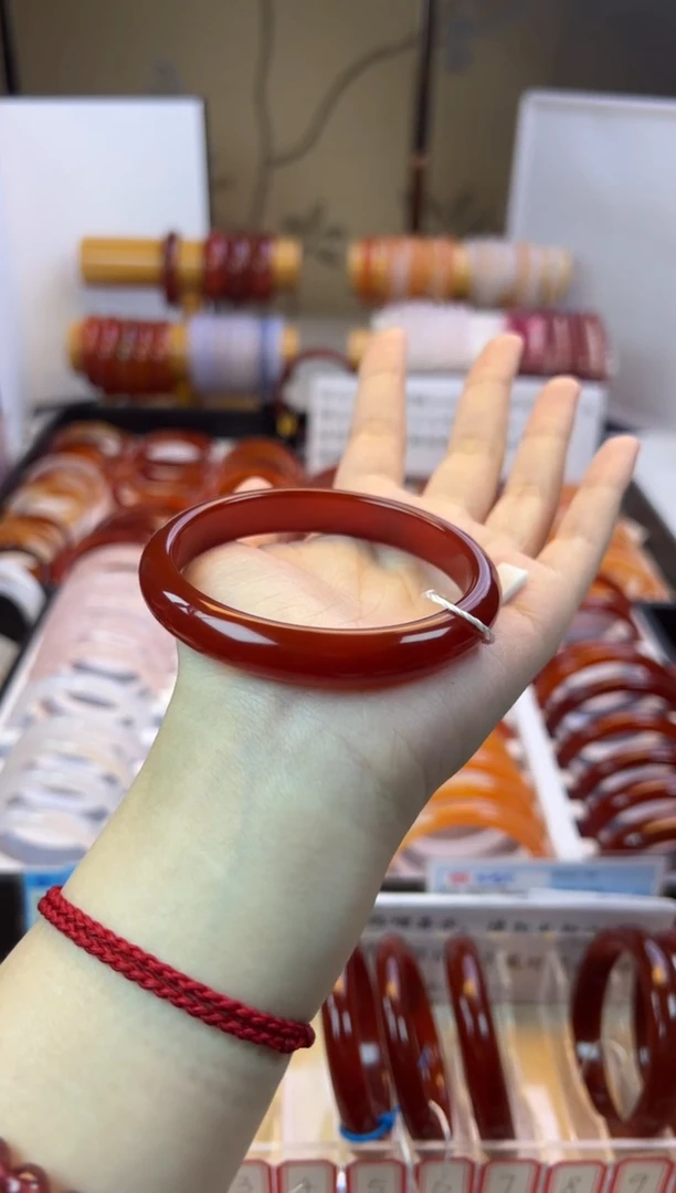 【闪购商品】玛瑙/玉髓手镯未镶嵌【默认微瑕】58