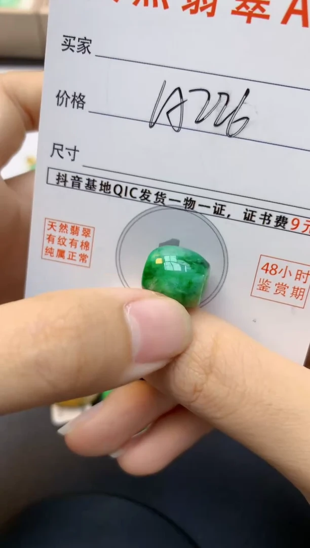颈饰未镶嵌翡翠天然缅甸A货翡翠百元以上9元证书费自理