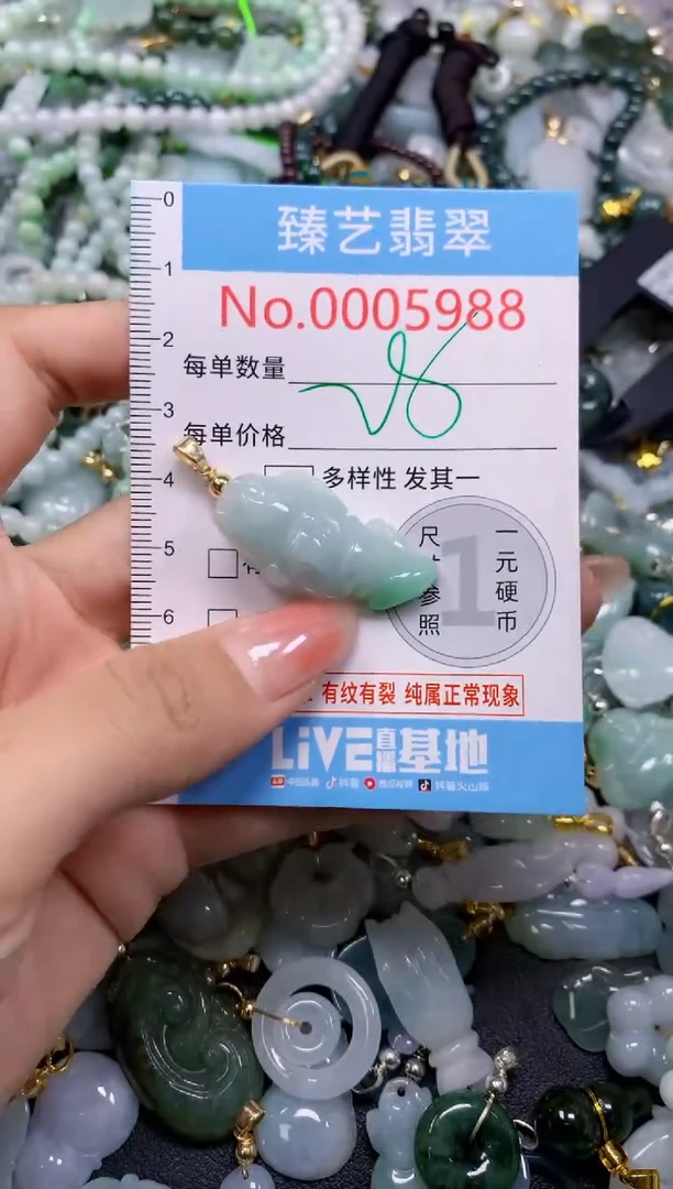 颈饰未镶嵌翡翠5988