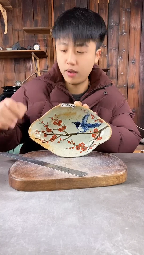 【闪购商品】碗594，手工手绘，新年快乐！