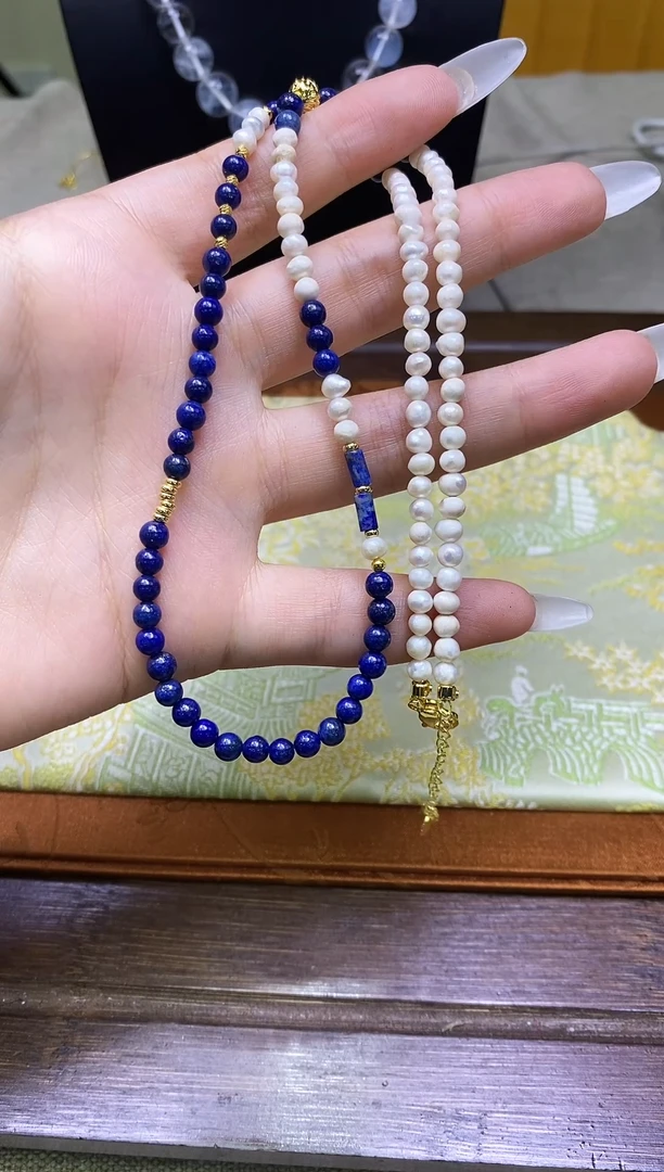 青金石未镶嵌颈饰多样性发一件572