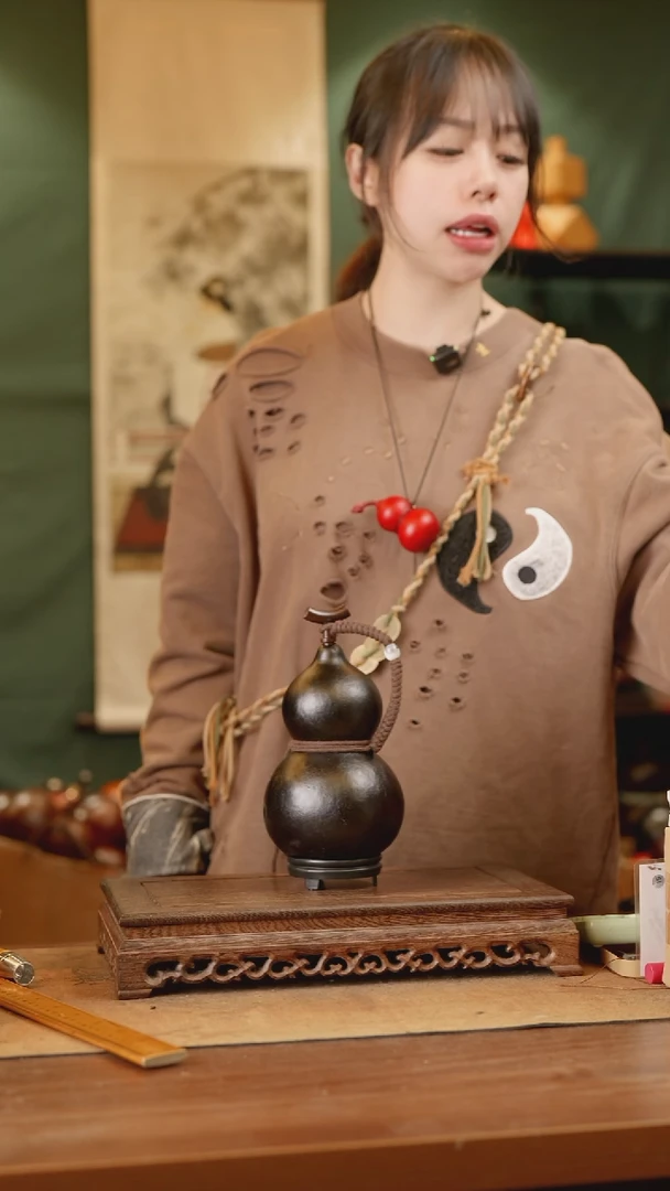 181号精品天然大漆酒葫芦一物一拍~