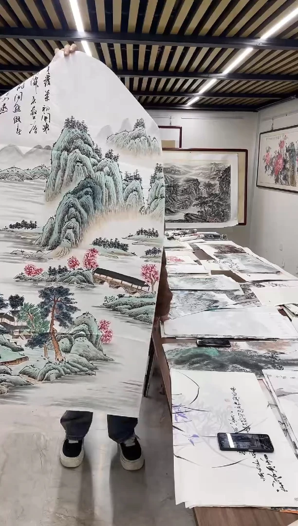 国画融易专属链接-赵晗中堂带证书