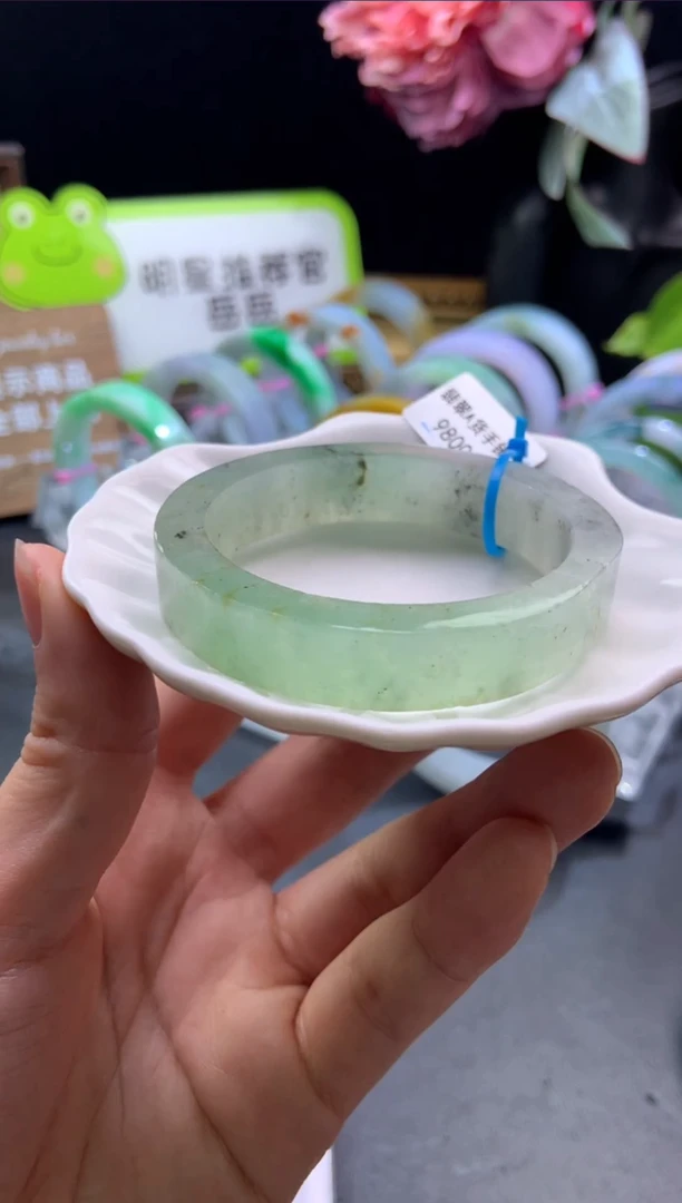 未镶嵌手镯定制翡翠50-53「定制不退不换」