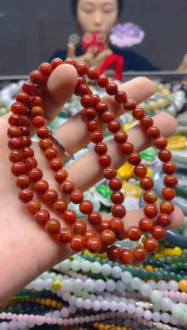 颈饰未镶嵌翡翠6MM