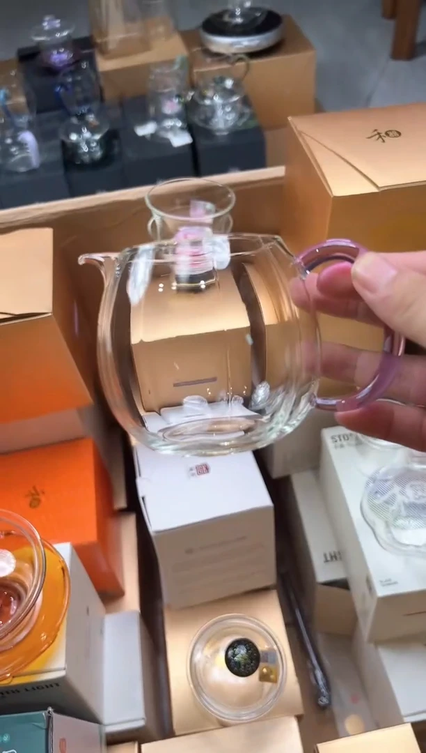 茶语专属 花棱公道 浅紫色