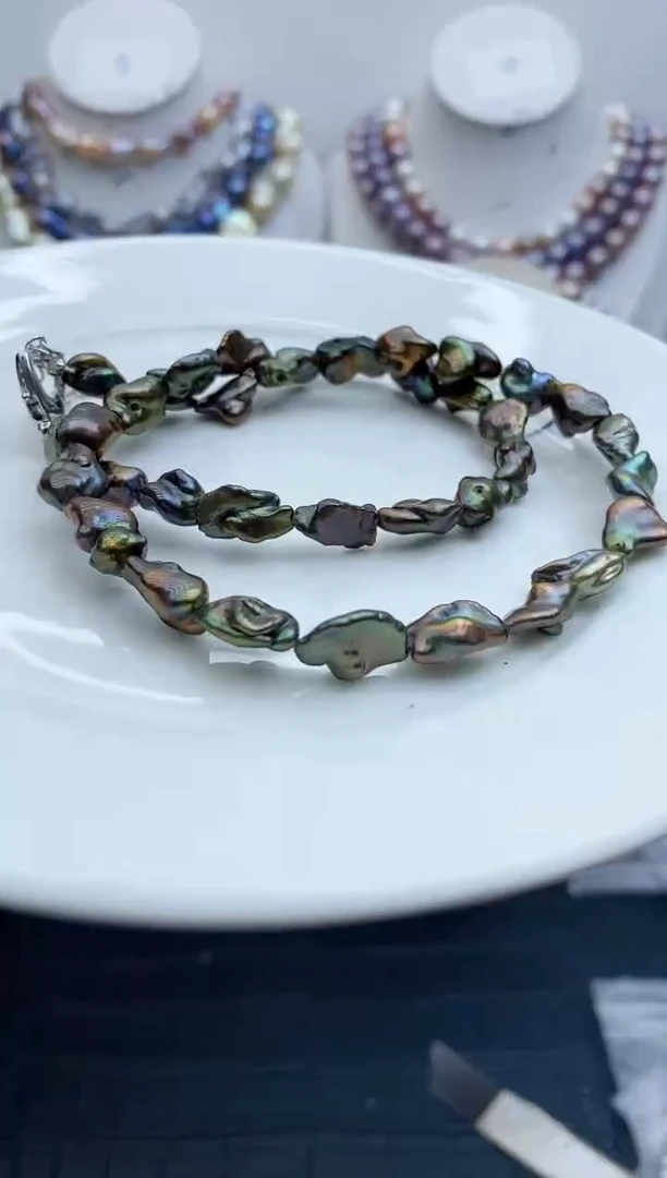 【闪购商品】淡水珍珠颈饰未镶嵌0221