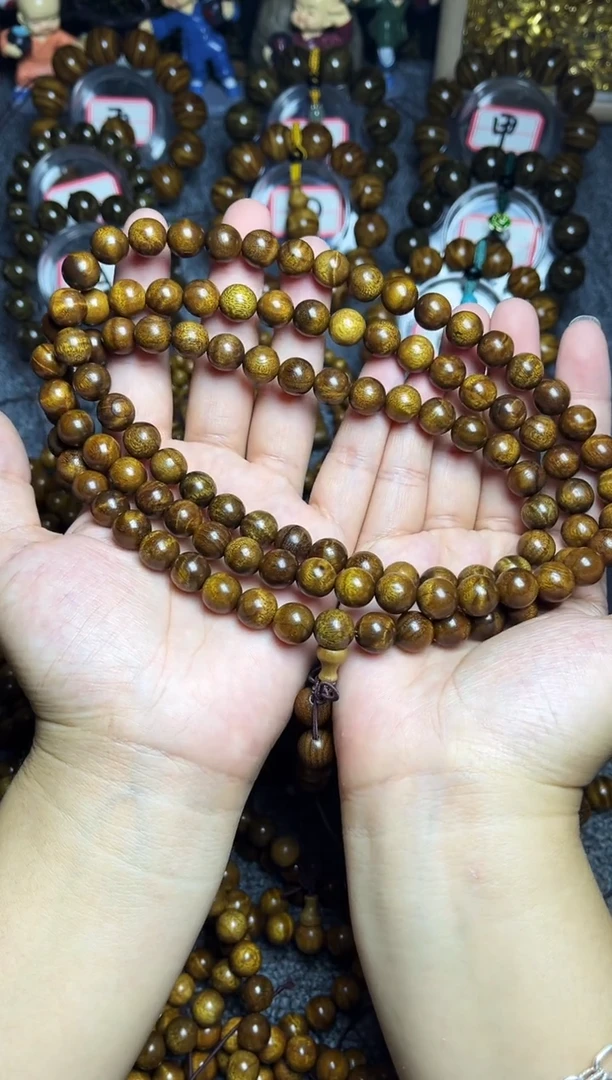 手串/手链金丝楠我***！1.0多圈带花纹260