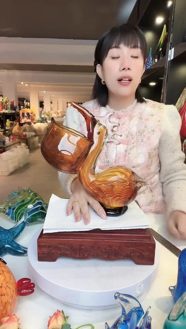 【闪购商品】茶盏琉璃摆件家居摆件