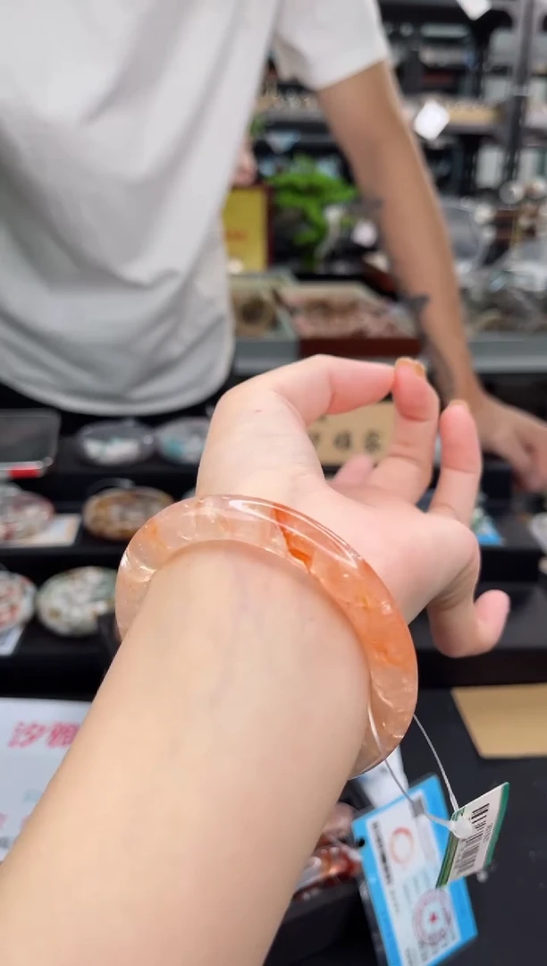 【闪购商品】水晶手镯未镶嵌55圈口326106