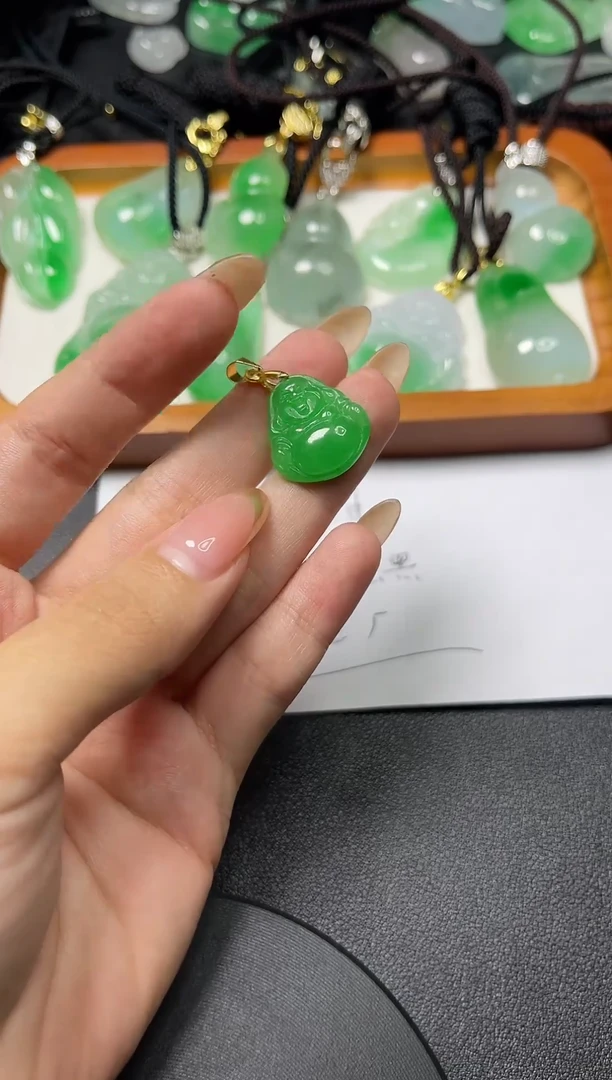 颈饰未镶嵌翡翠所见即所得   一图一物