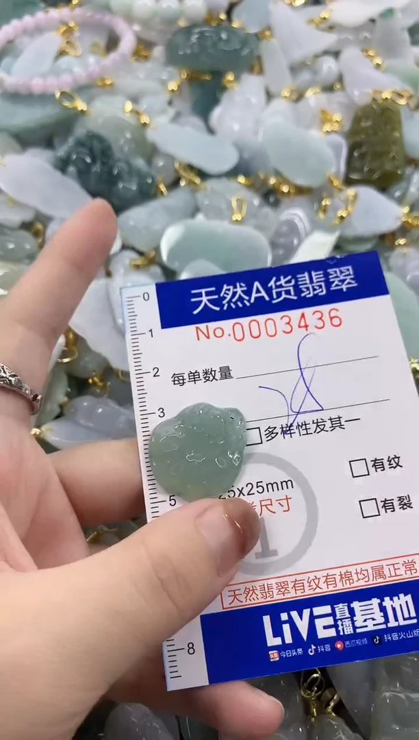 颈饰未镶嵌翡翠天然A货翡翠
