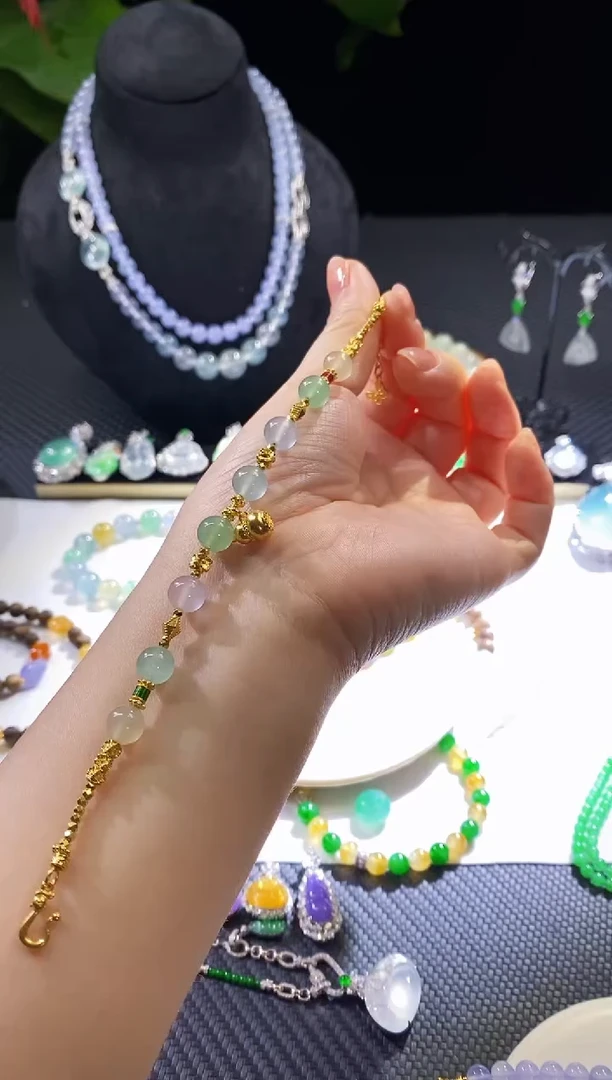 【闪购商品】翡翠把件未镶嵌福利款盘缠手串