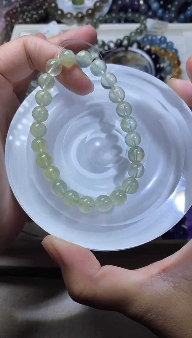 未镶嵌手串水晶葡萄石