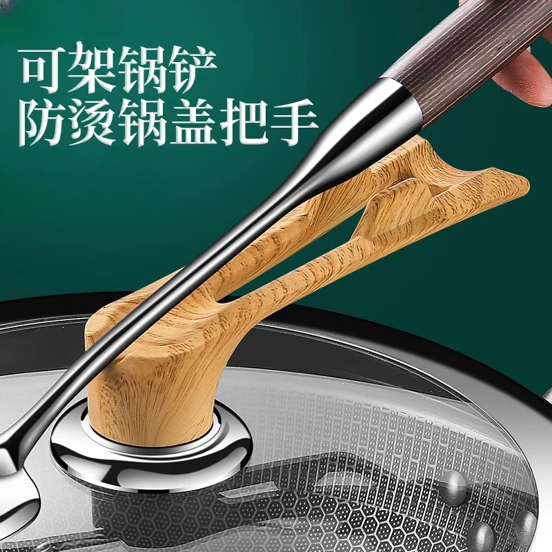 通用锅盖把手配件玻璃盖帽长柄可立可架防烫手柄蒸锅炒锅锅帽