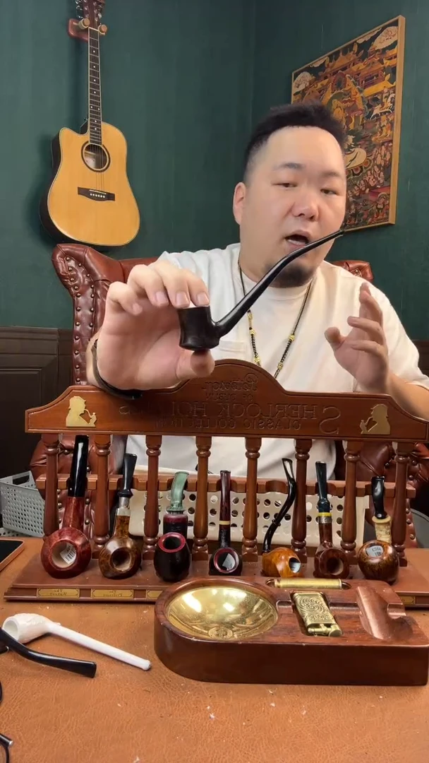 石楠木木雕款意大利进口石楠木烟斗