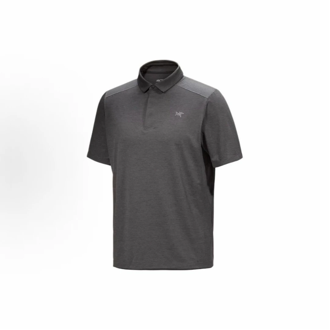 全新未使用   CORMAC Polo Shirt Ss 纯色logo休闲短袖Polo衫 男
