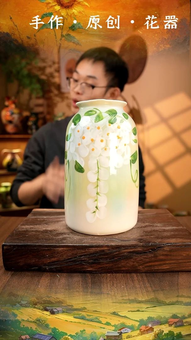 摆件陶14-18口径7高度21 手工测量 1-2误差