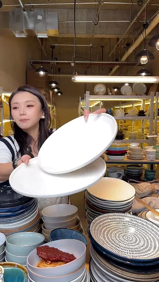 瓷112 外贸尾货高温釉下彩陶瓷餐具默认微瑕
