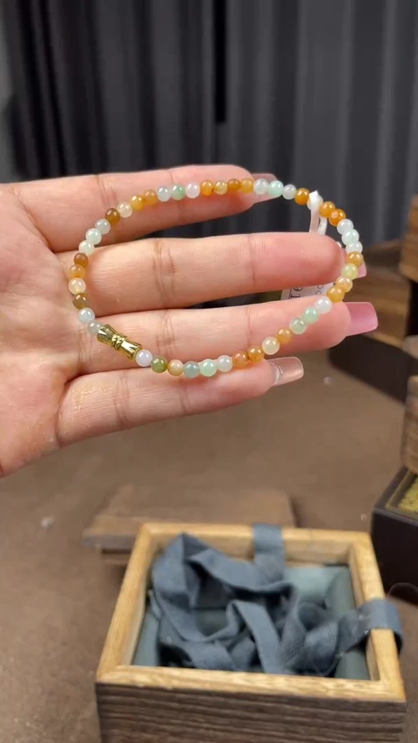 未镶嵌手链翡翠手串